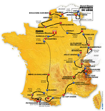 Parcours TdF
