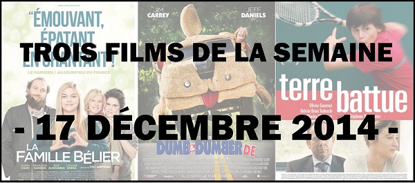 Trois films de la semaine