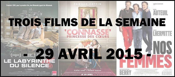 Trois films de la semaine