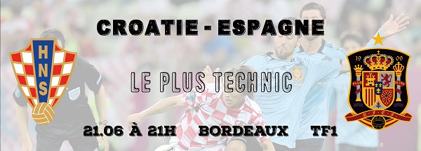 Croatie-Espagne